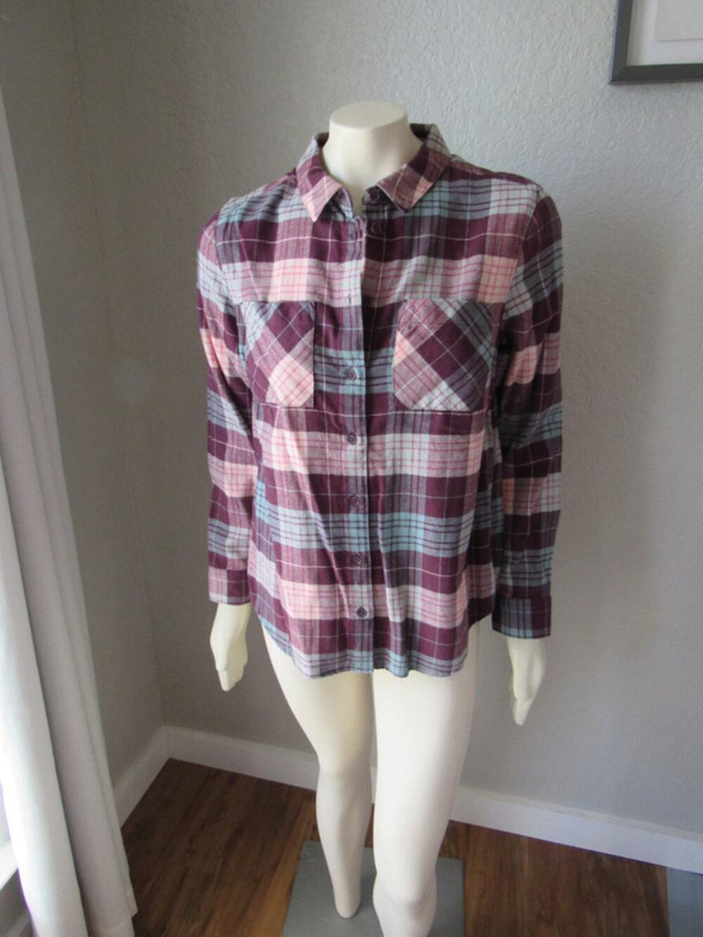 Dip Pink & Purple Flannel Shirt